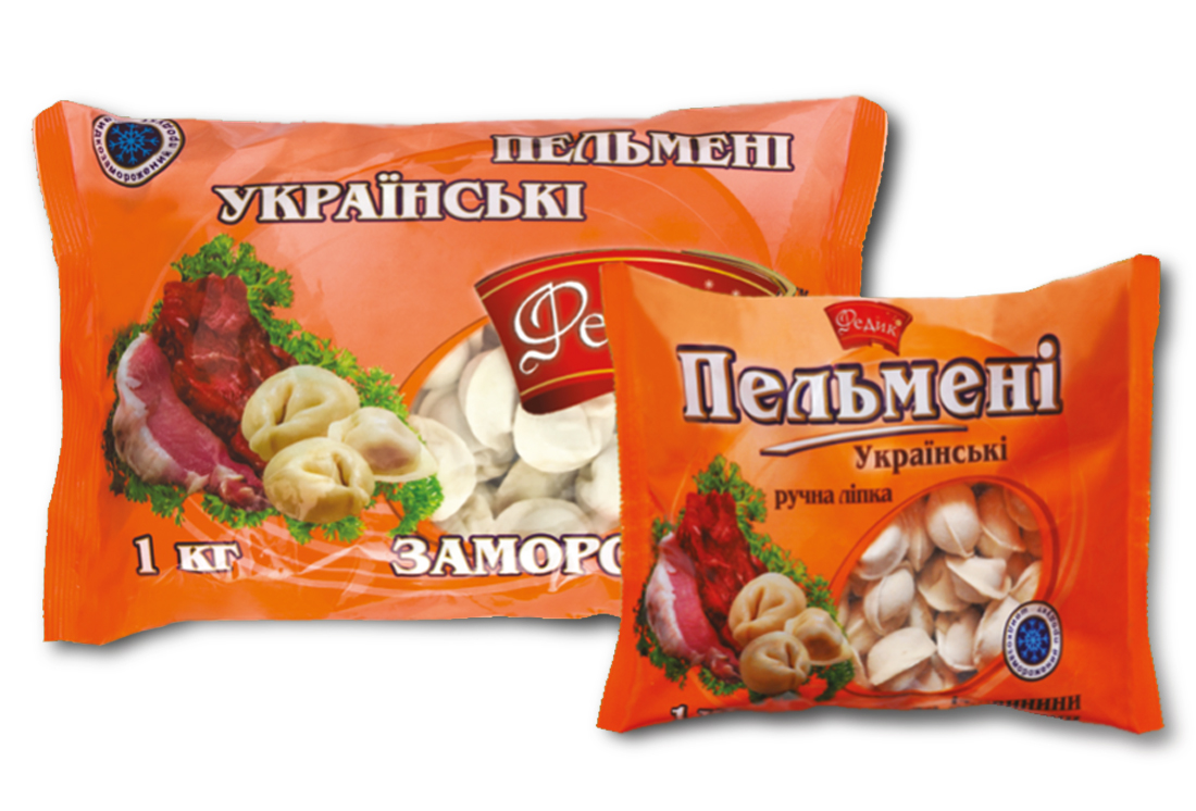 Пельмені "Українські" зі свинини та яловичини